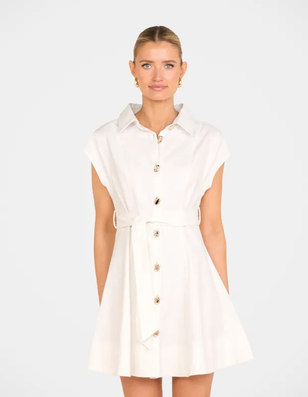 Filips Button Front Mini Dress sold by Pilgrim