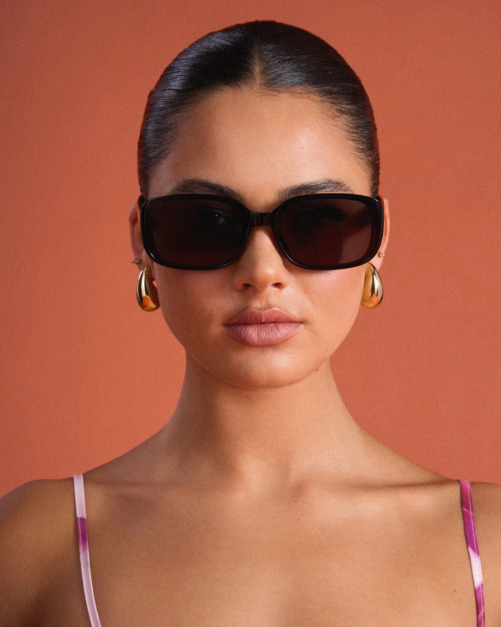 Zoe Square Frame Sunglasses sold by Pilgrim