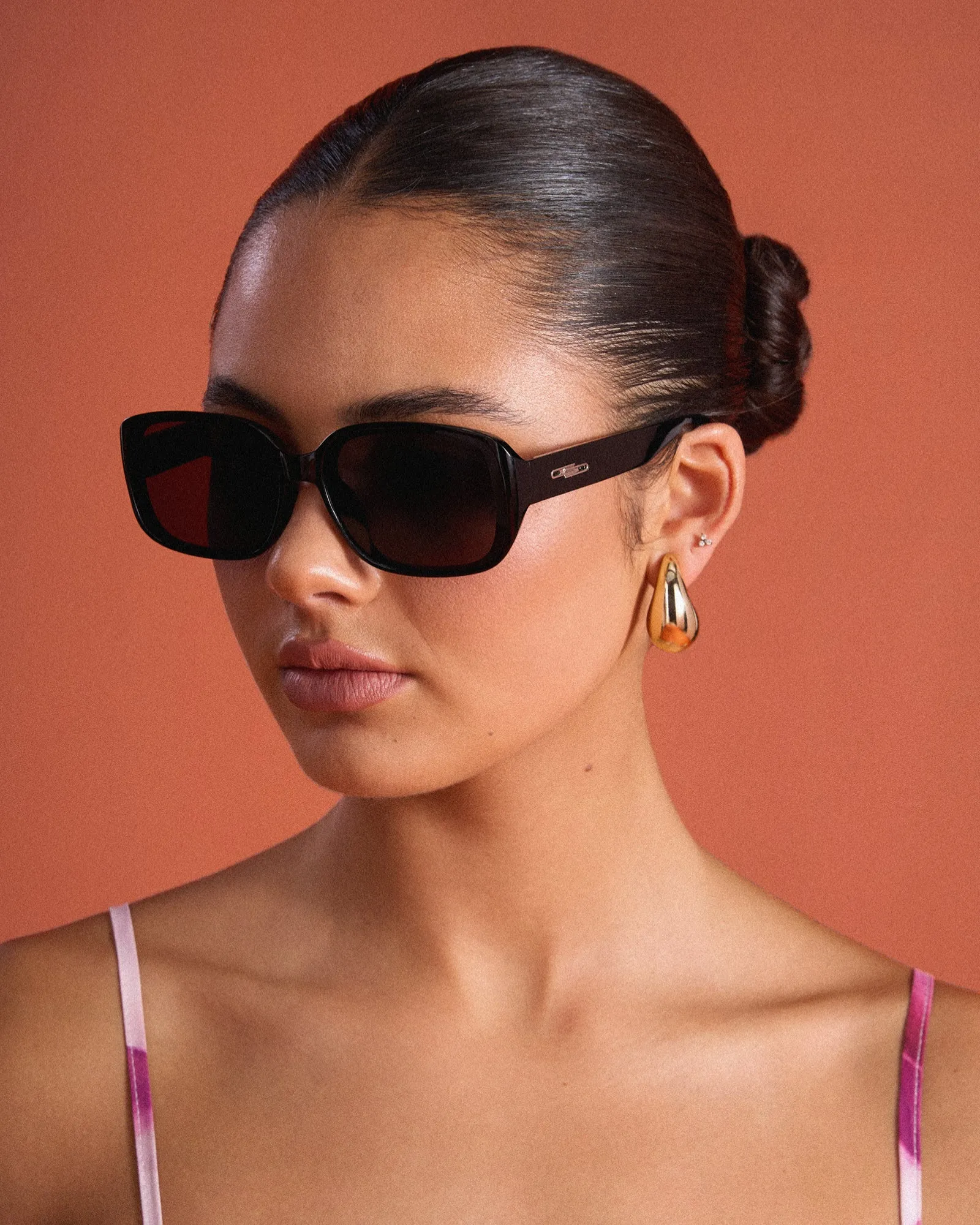 Zoe Square Frame Sunglasses sold by Pilgrim product image thumbnail 3