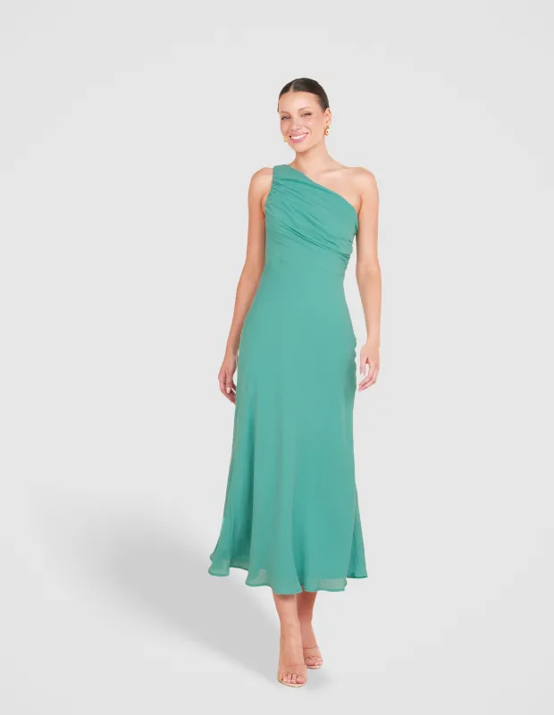 Harvey One Shoulder Maxi Dress sold by Pilgrim