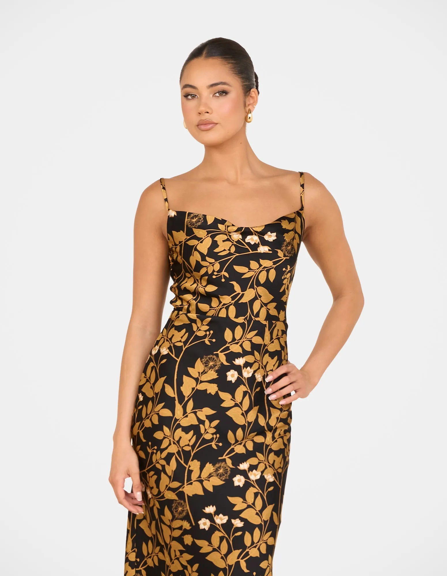 Upton Cowl Neck Maxi Dress sold by Pilgrim product image thumbnail 4