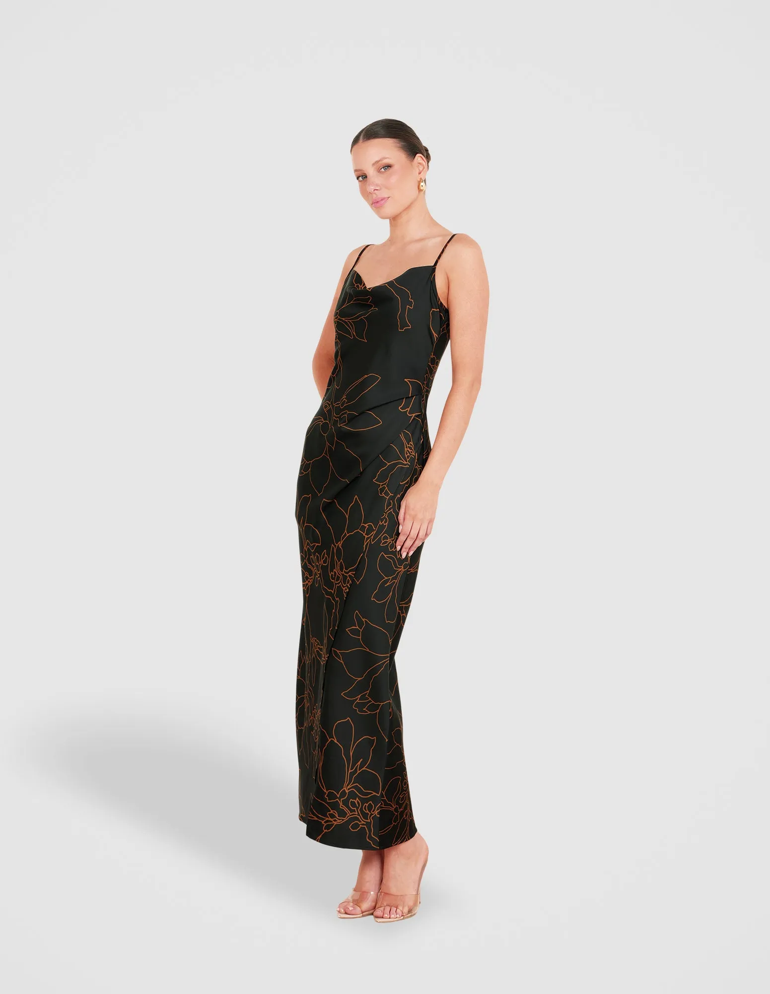 Elicia Cowl Neck Maxi Dress sold by Pilgrim product image thumbnail 2