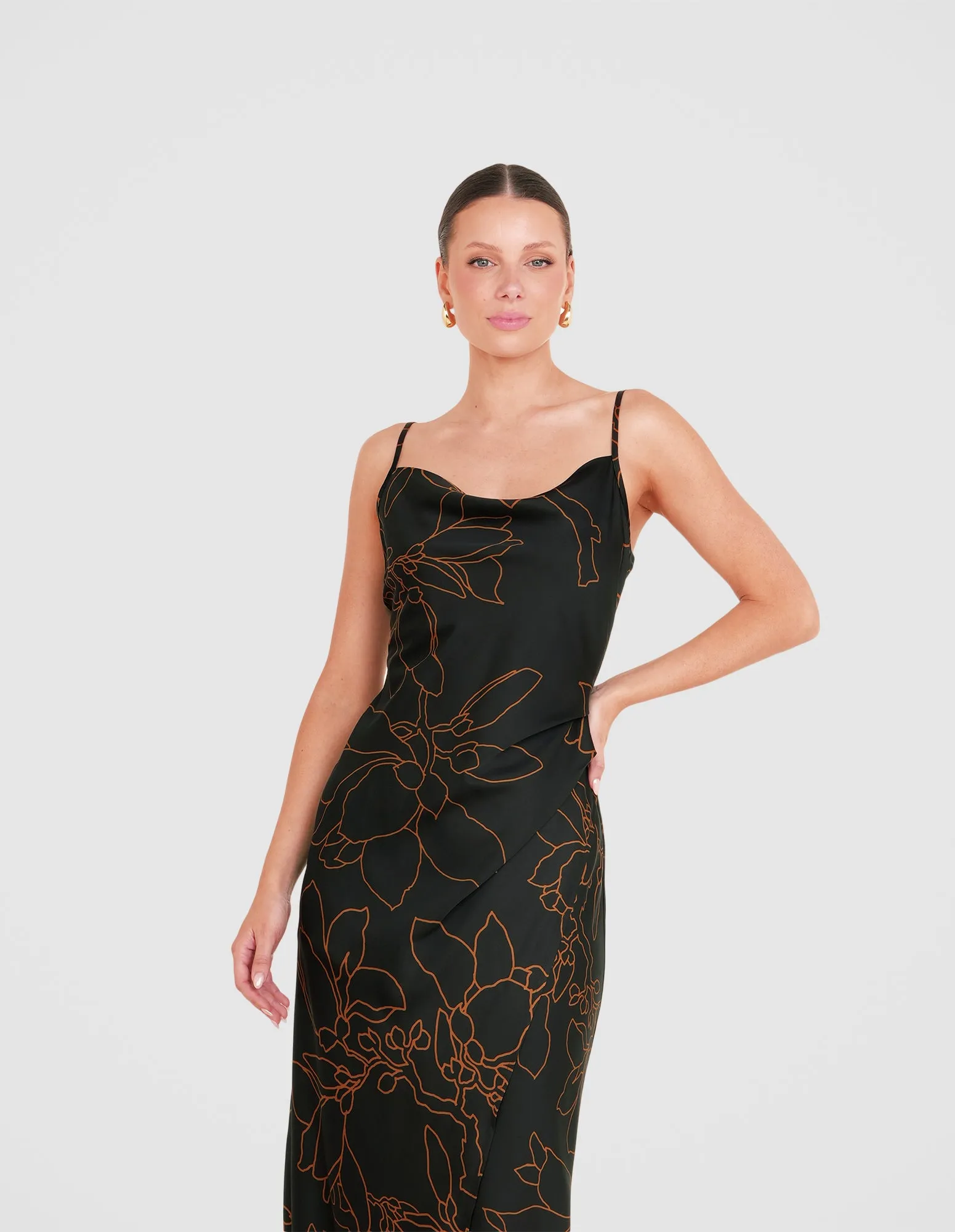 Elicia Cowl Neck Maxi Dress sold by Pilgrim product image thumbnail 4