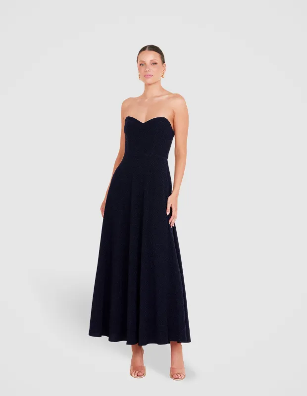 Qelly Strapless Maxi Dress sold by Pilgrim
