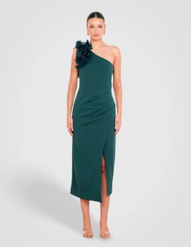 Hina Ruffle One Shoulder Dress sold by Pilgrim