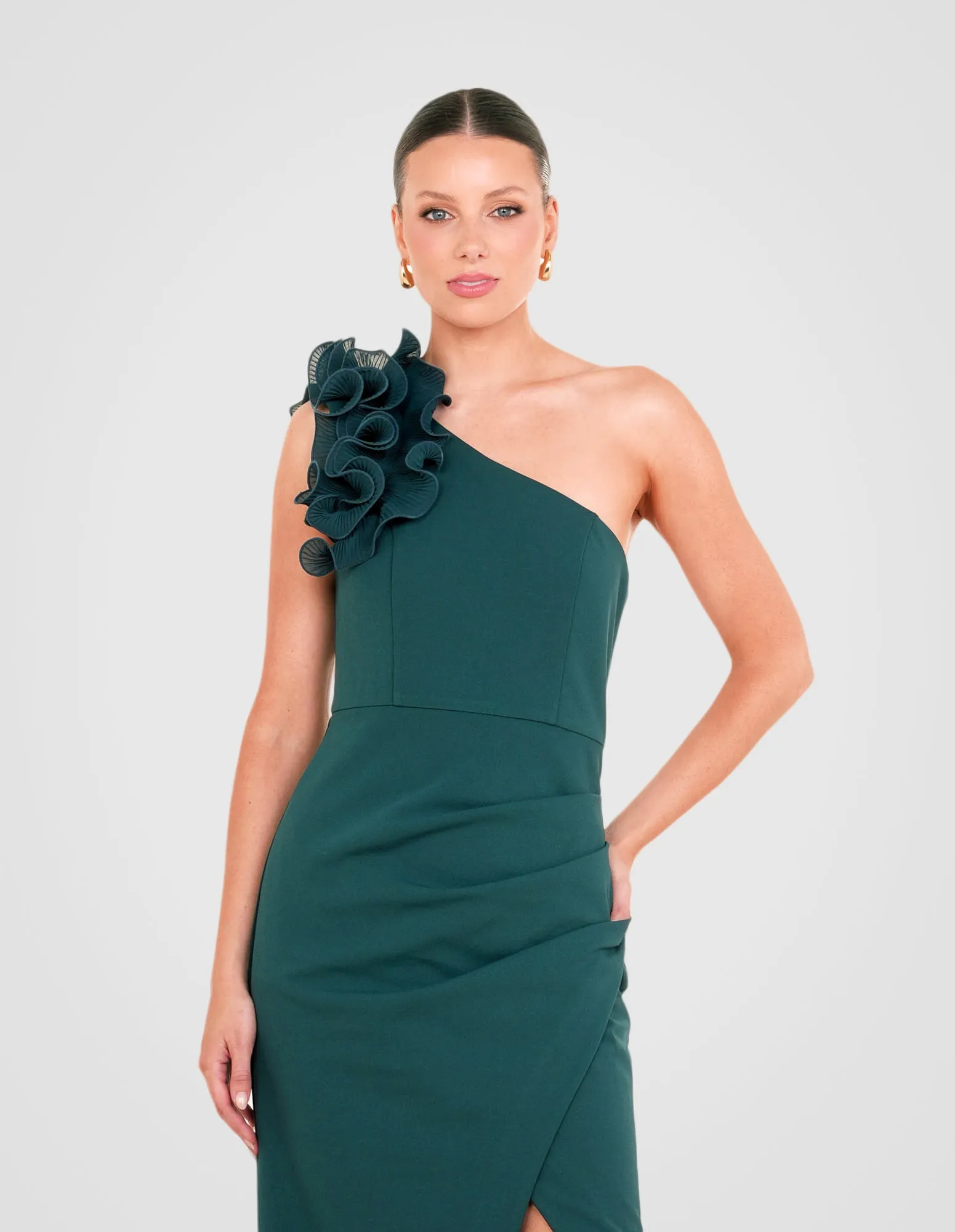 Hina Ruffle One Shoulder Dress sold by Pilgrim product image thumbnail 4