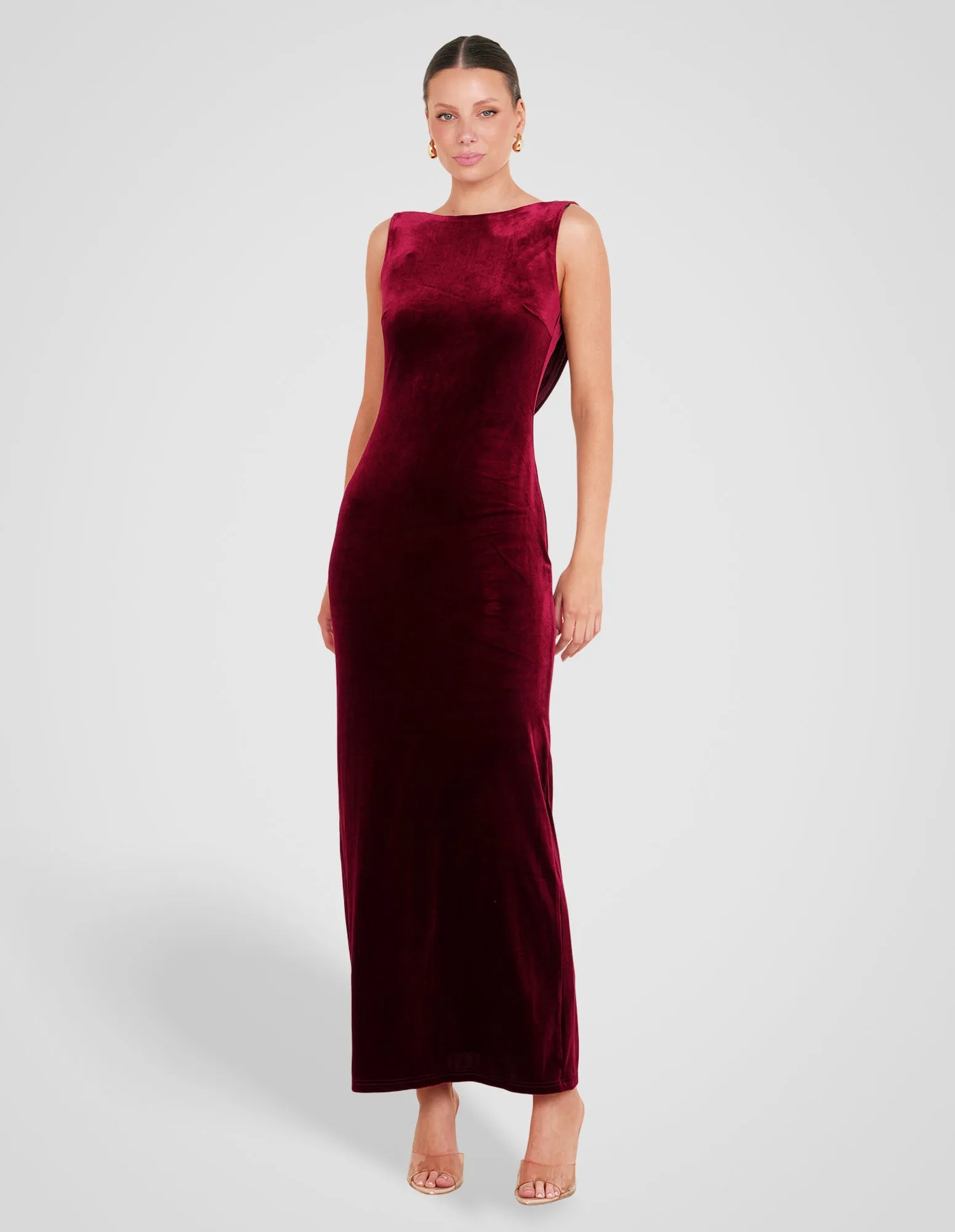 Elyse Boat Neck Maxi Dress sold by Pilgrim product image thumbnail 2