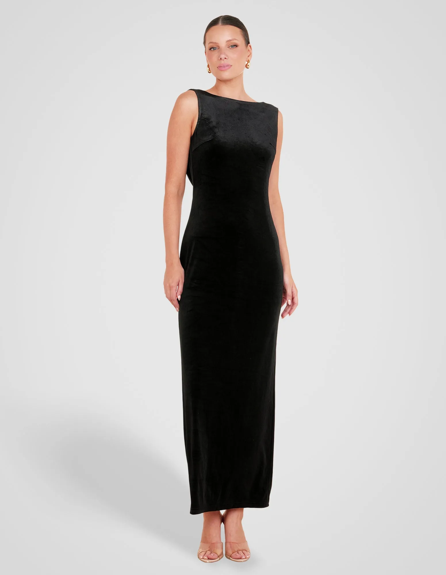Elyse Boat Neck Maxi Dress sold by Pilgrim product image thumbnail 3