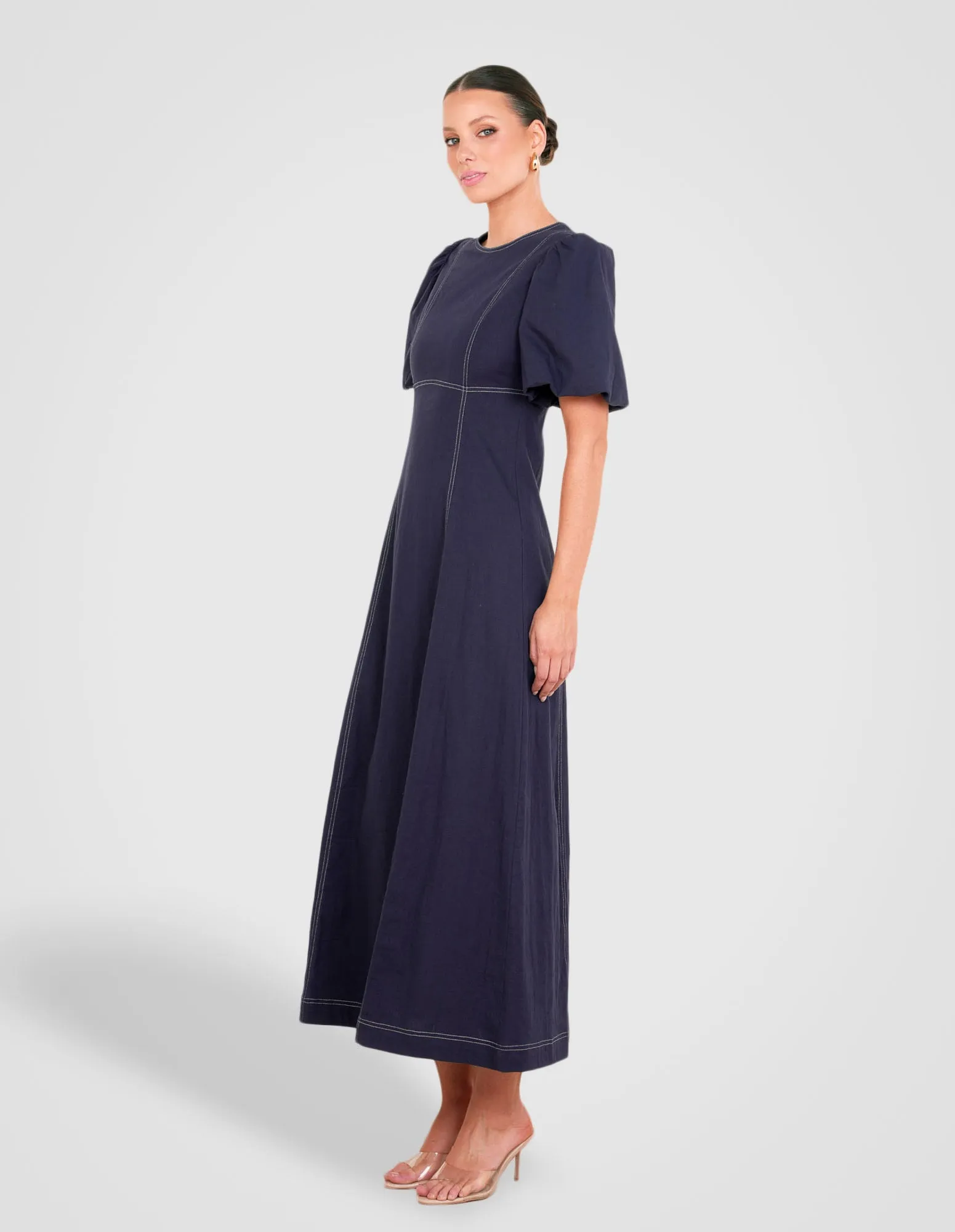 Zaffi Puff Sleeve Maxi Dress sold by Pilgrim product image thumbnail 2