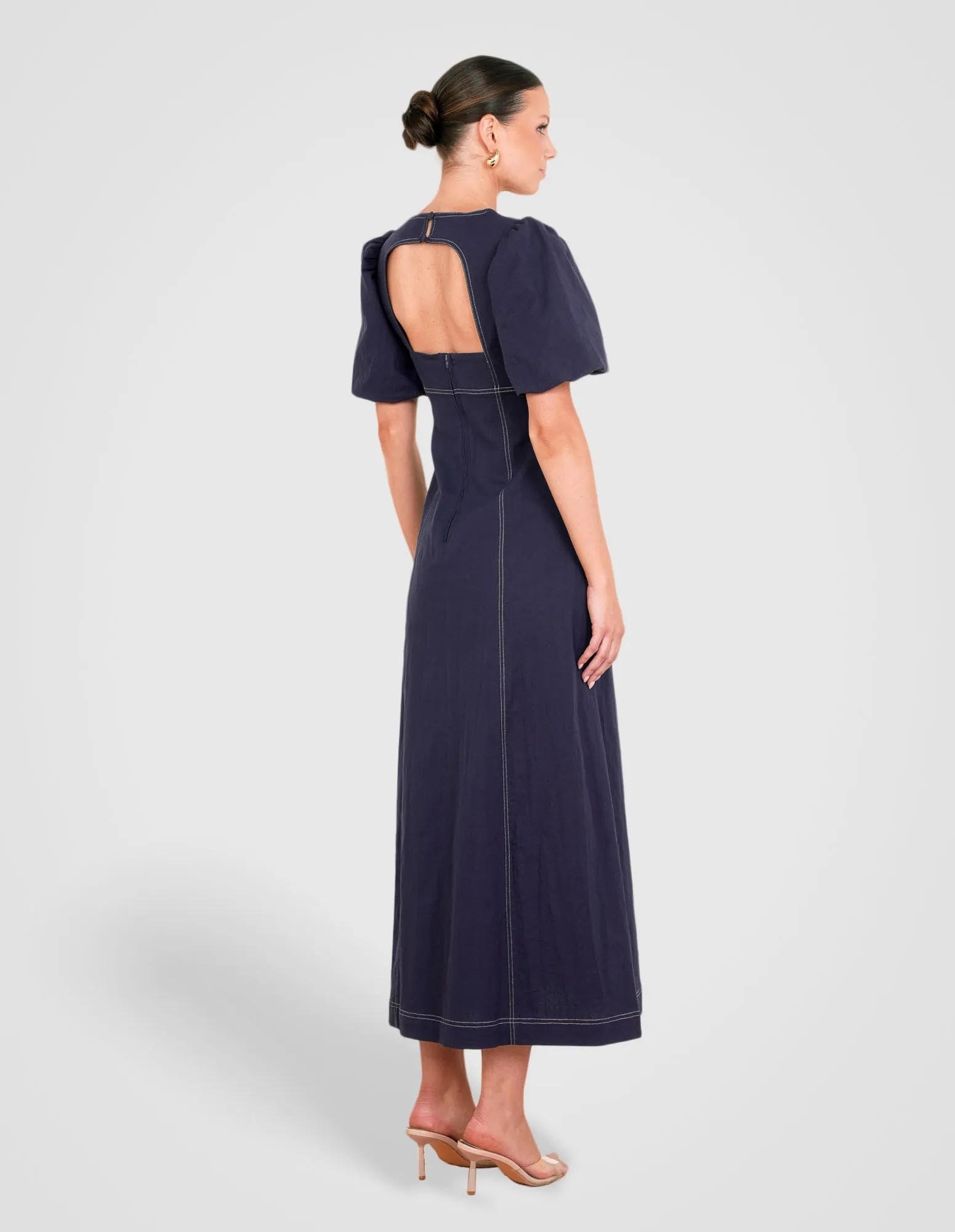 Zaffi Puff Sleeve Maxi Dress sold by Pilgrim product image thumbnail 3