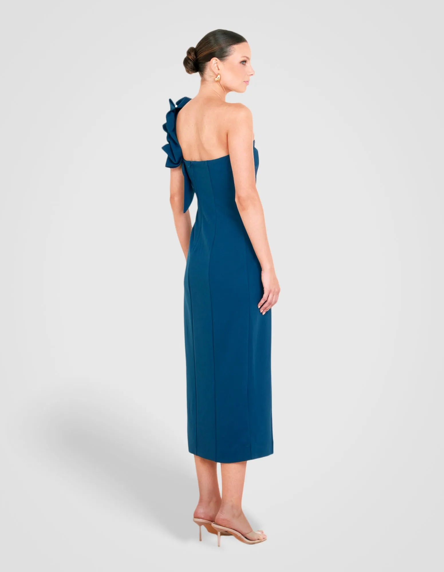 Sadie One Shoulder Midi Dress sold by Pilgrim product image thumbnail 4