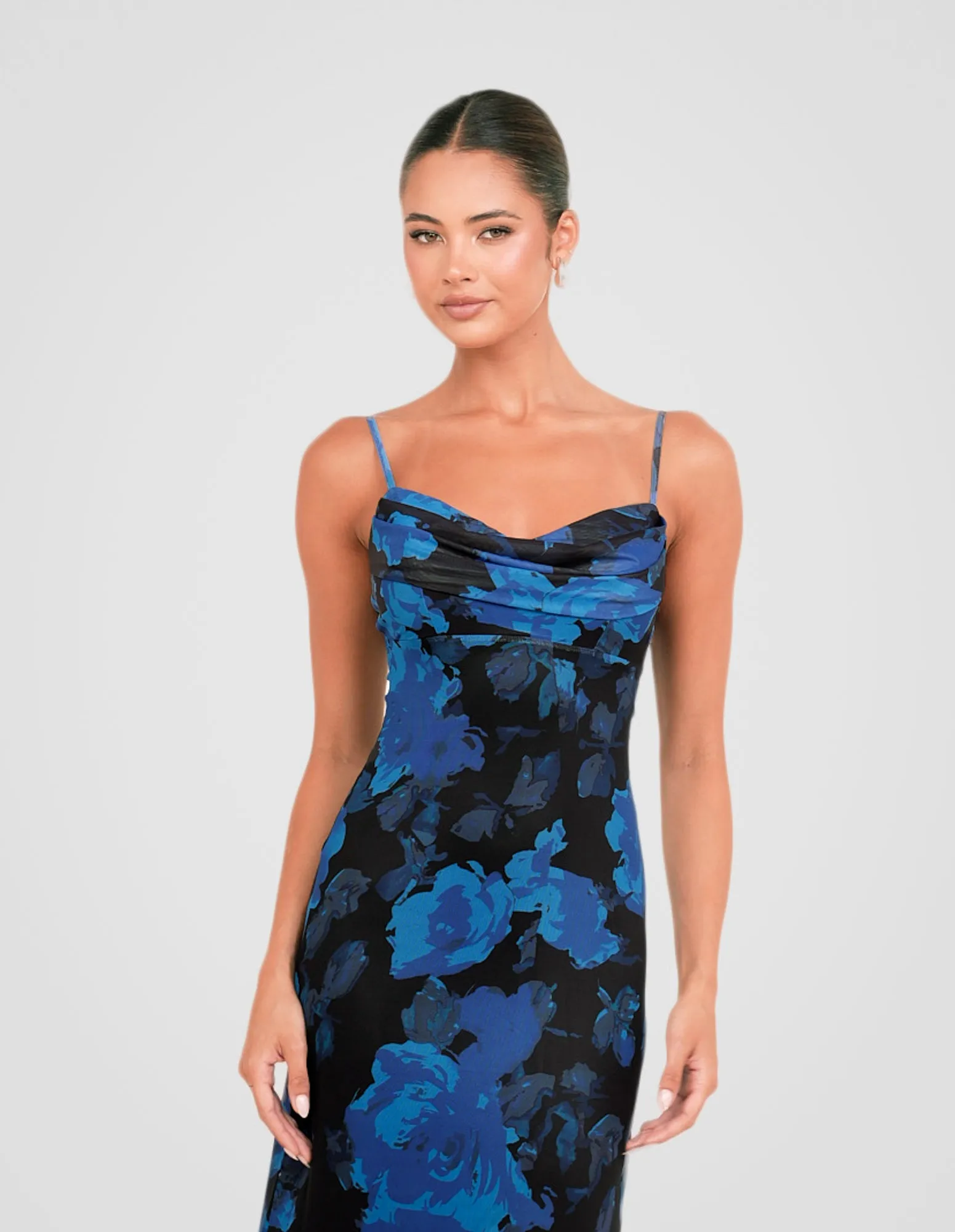 Kendra Cowl Neck Mesh Dress sold by Pilgrim product image thumbnail 5