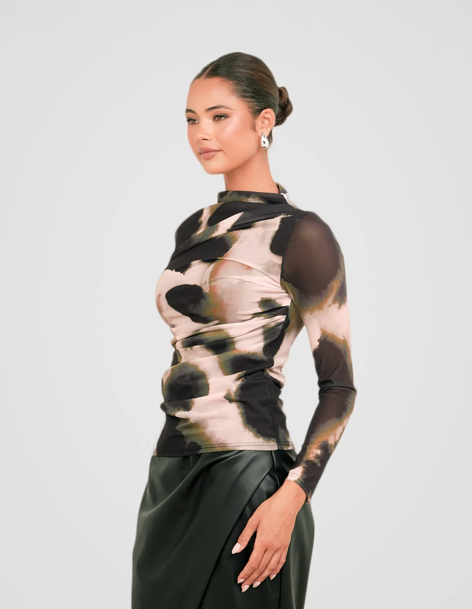 Hunter Gathered Mesh Top sold by Pilgrim product image thumbnail 2