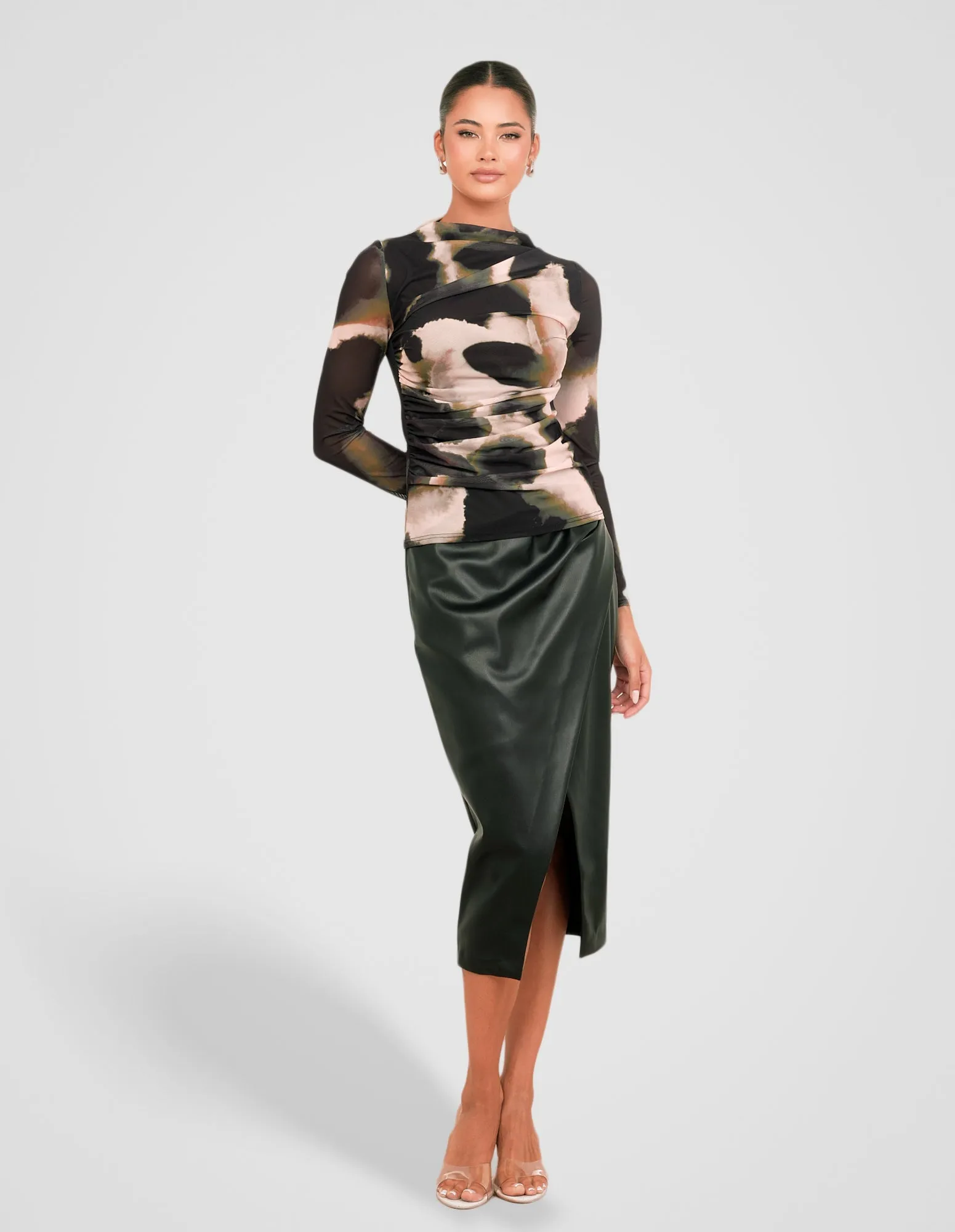 Hunter Gathered Mesh Top sold by Pilgrim product image thumbnail 5