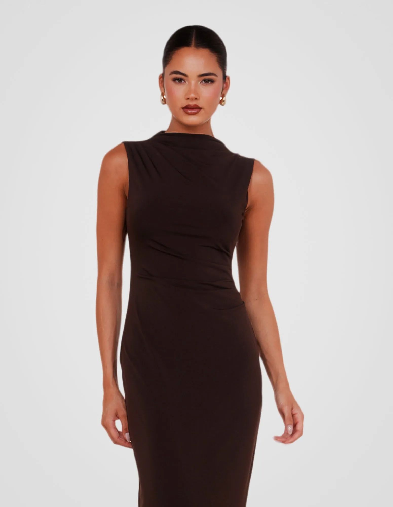 Zaylee High Collar Maxi Dress sold by Pilgrim product image thumbnail 4