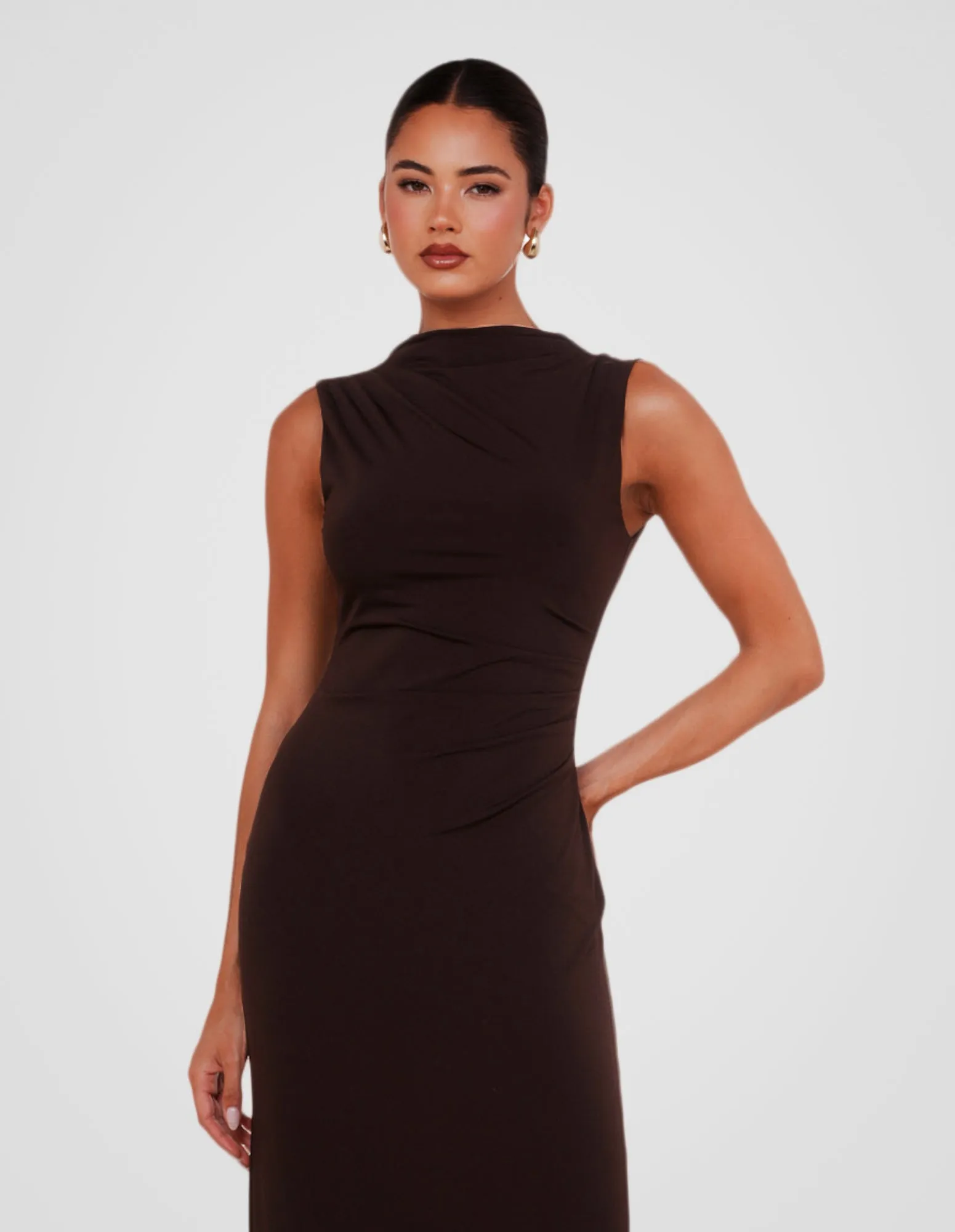 Zaylee High Collar Maxi Dress sold by Pilgrim product image thumbnail 5