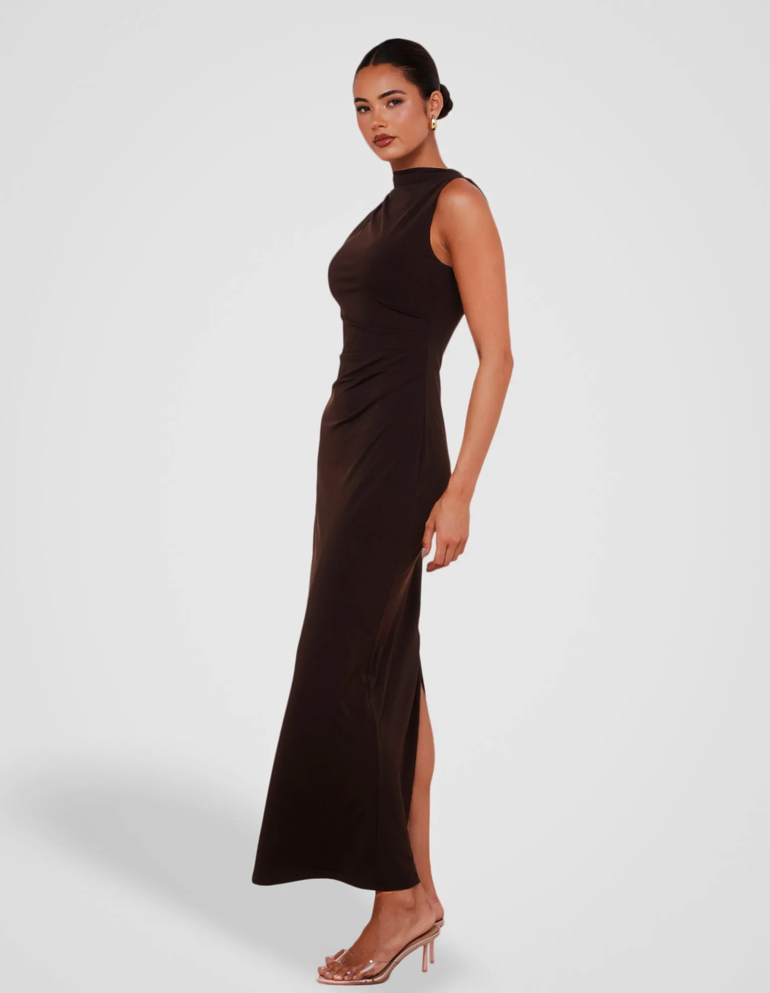 Zaylee High Collar Maxi Dress sold by Pilgrim product image thumbnail 2
