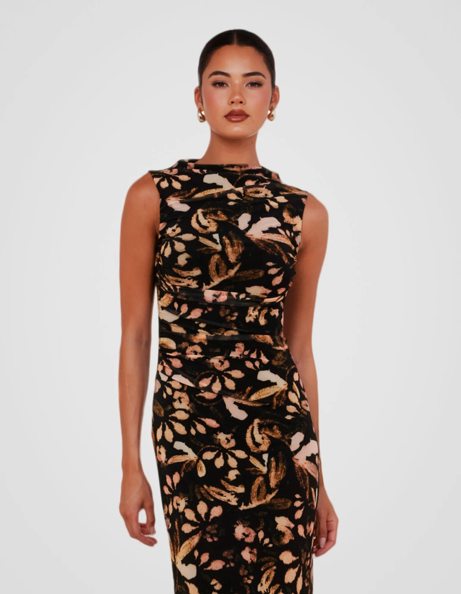 Hayman Gathered Maxi Dress sold by Pilgrim product image thumbnail 4