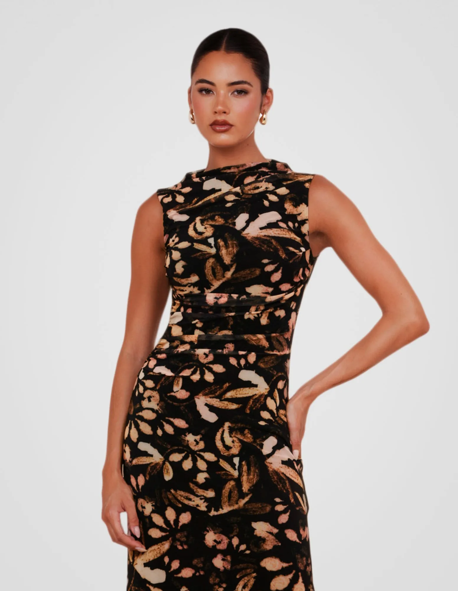 Hayman Gathered Maxi Dress sold by Pilgrim product image thumbnail 5