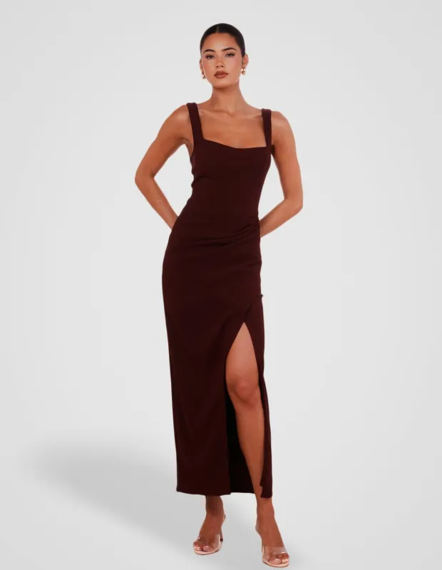 Uziel Corset Style Draped Gown made by Pilgrim