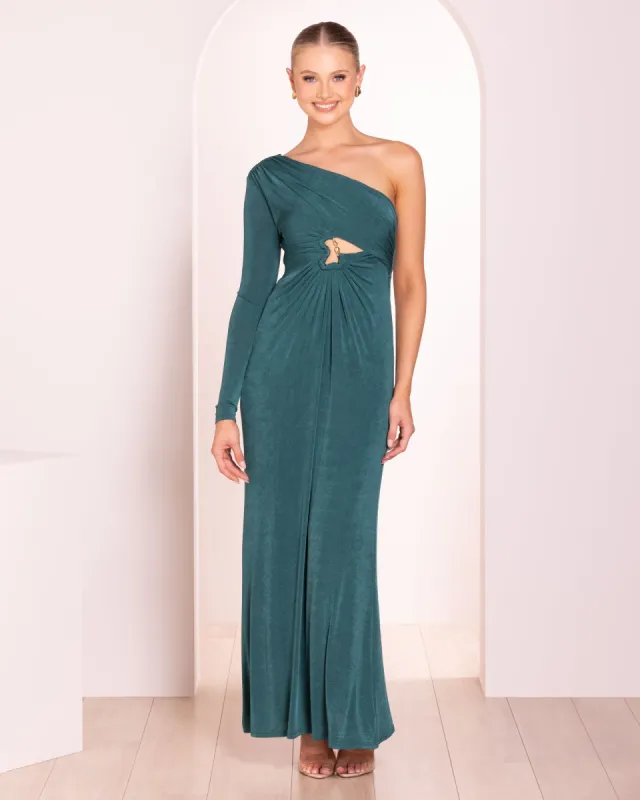 Astaria One Shoulder Gown sold by Pilgrim