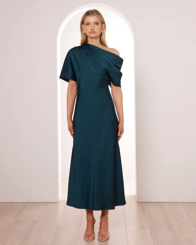 Maddy Off Shoulder Midi Dress sold by Pilgrim