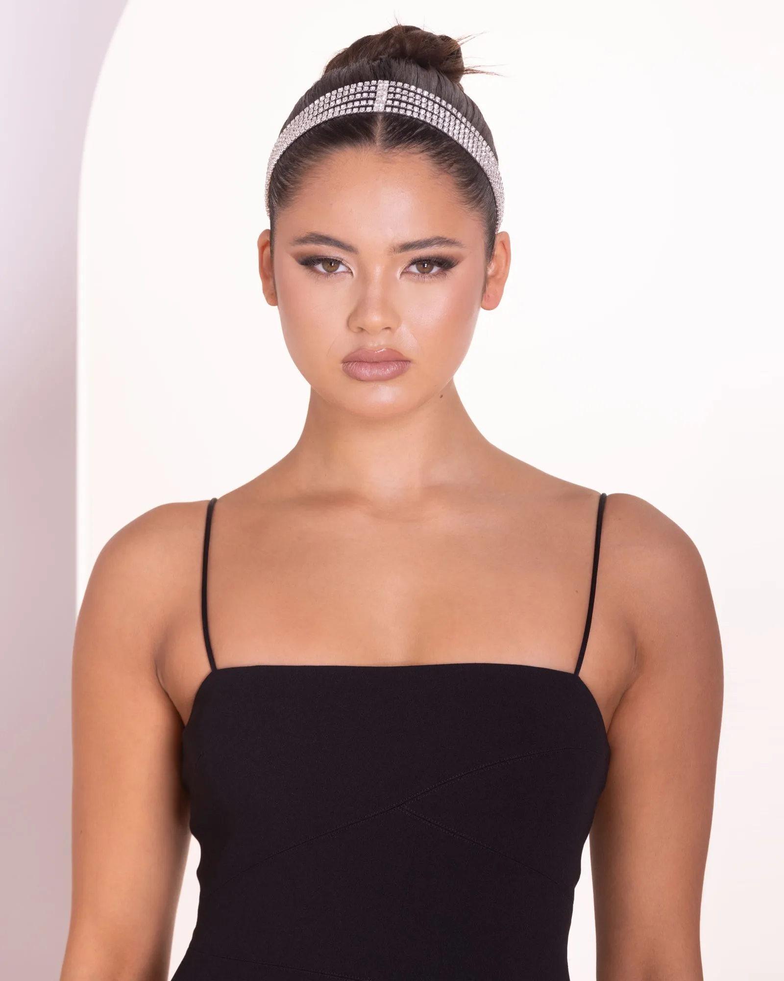 Bowie Silver Diamante Headband sold by Pilgrim product image thumbnail 2