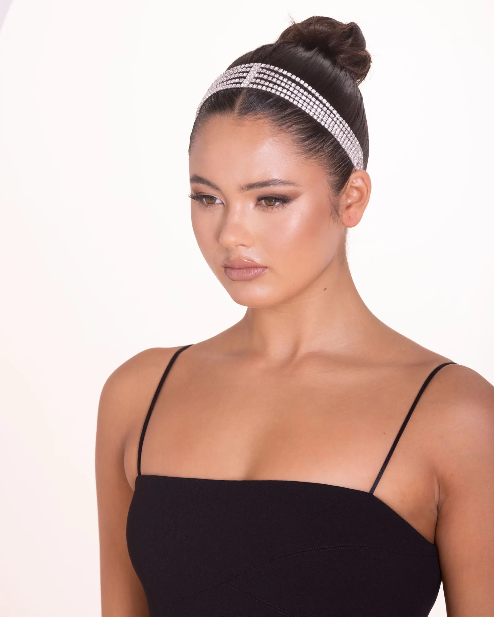 Bowie Silver Diamante Headband sold by Pilgrim product image thumbnail 3