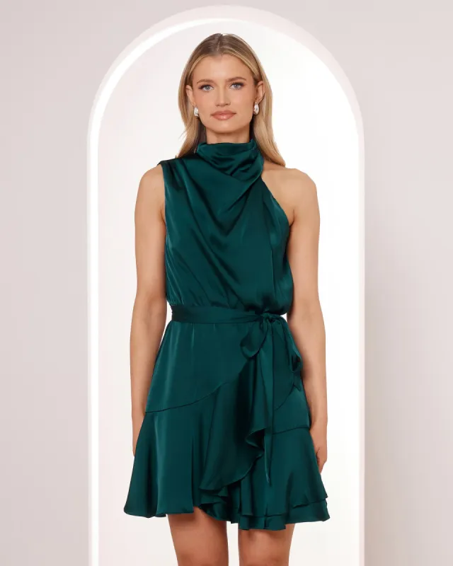 Nadia Cowl Neck Mini Dress sold by Pilgrim