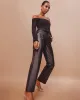 Elata Vegan Leather Pant sold by Pilgrim