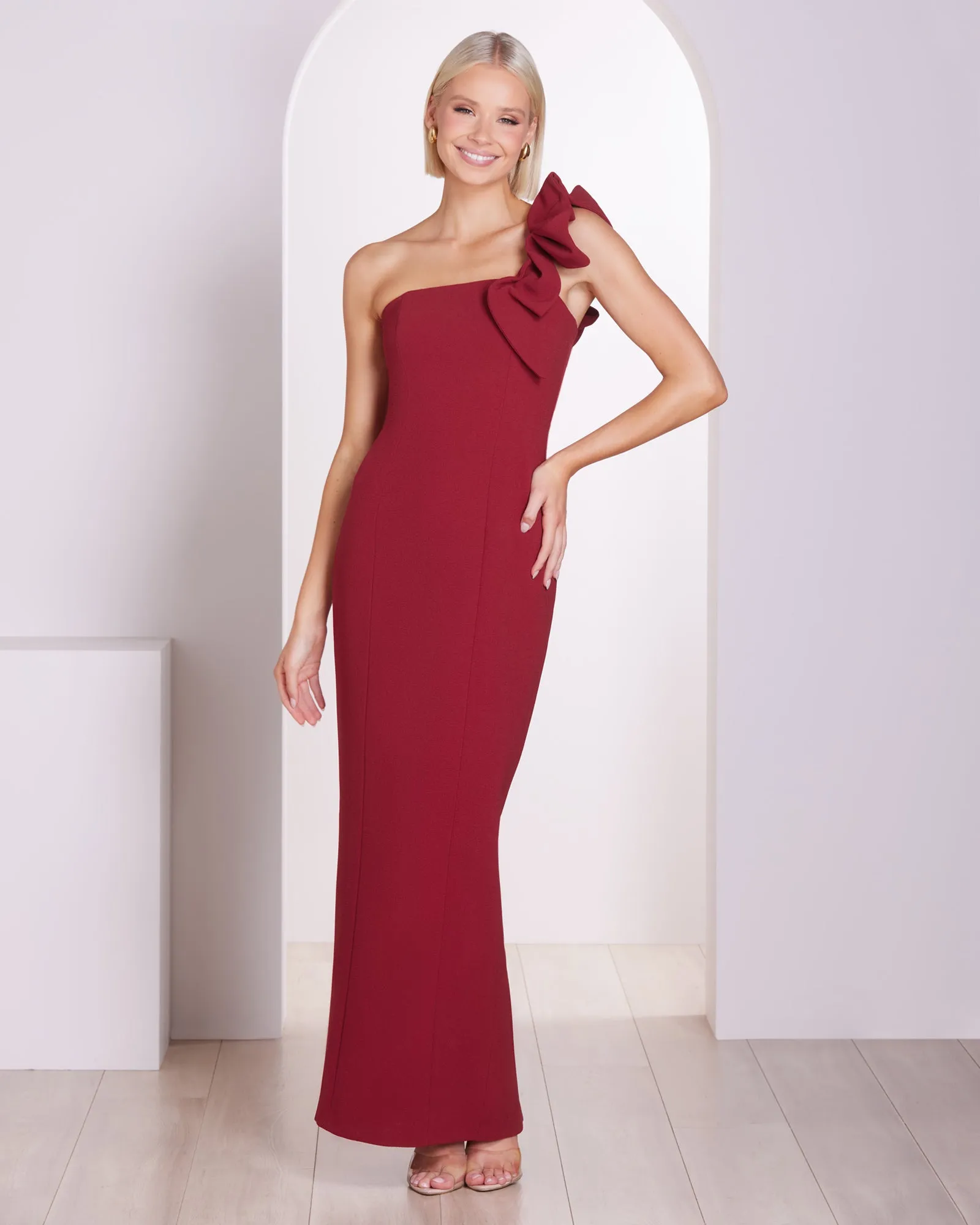 Eva One Shoulder Gown sold by Pilgrim