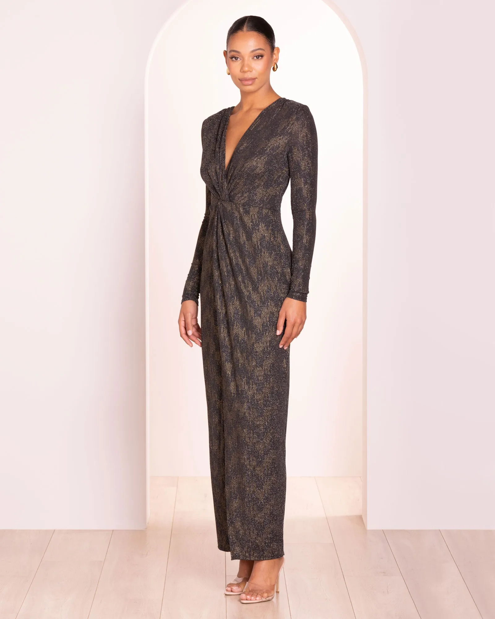 Marnie V-neck Knot Gown sold by Pilgrim product image thumbnail 2