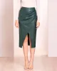 Rowan Vegan Leather Skirt sold by Pilgrim