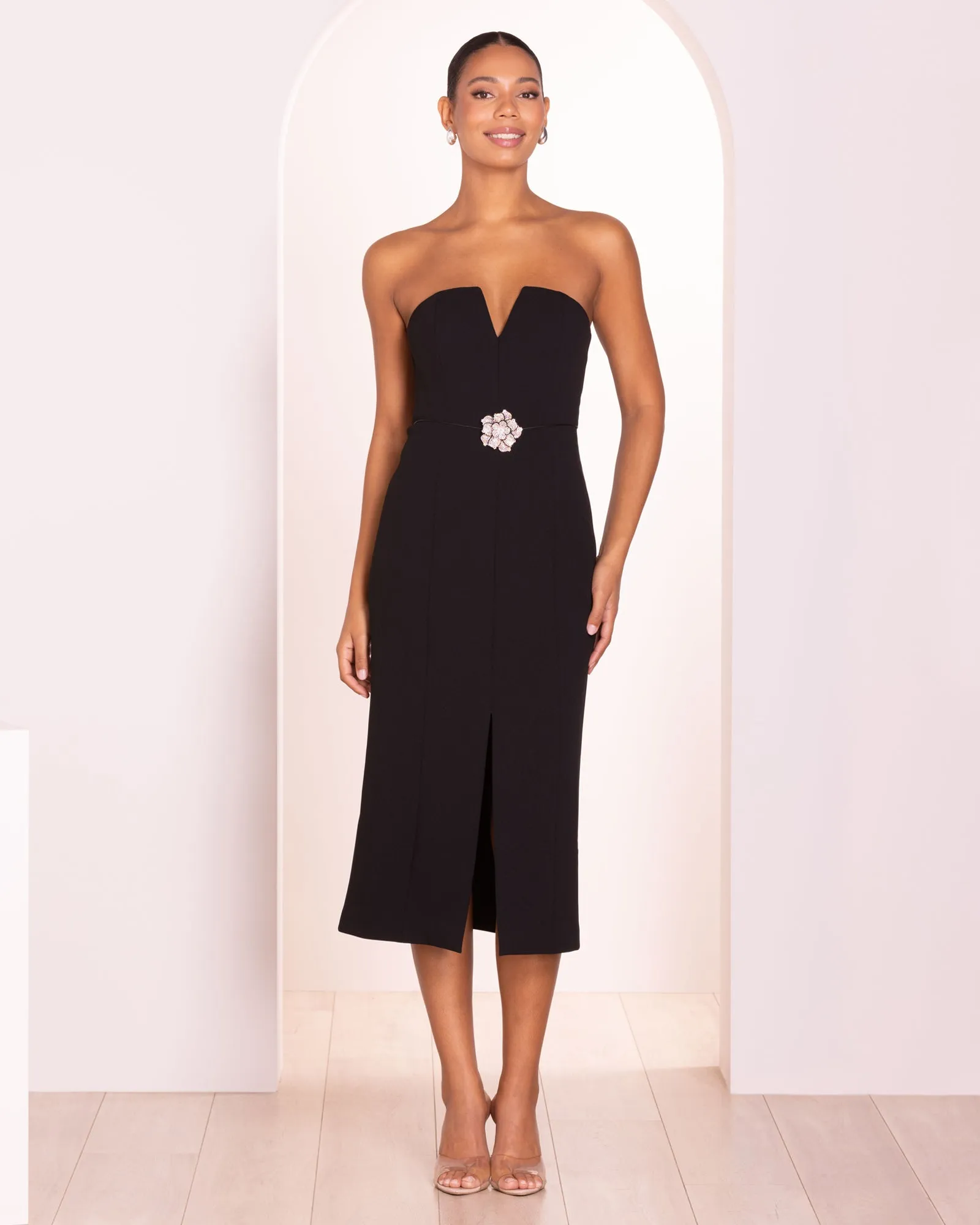 Vivianna Strapless Midi Dress sold by Pilgrim product image thumbnail 2