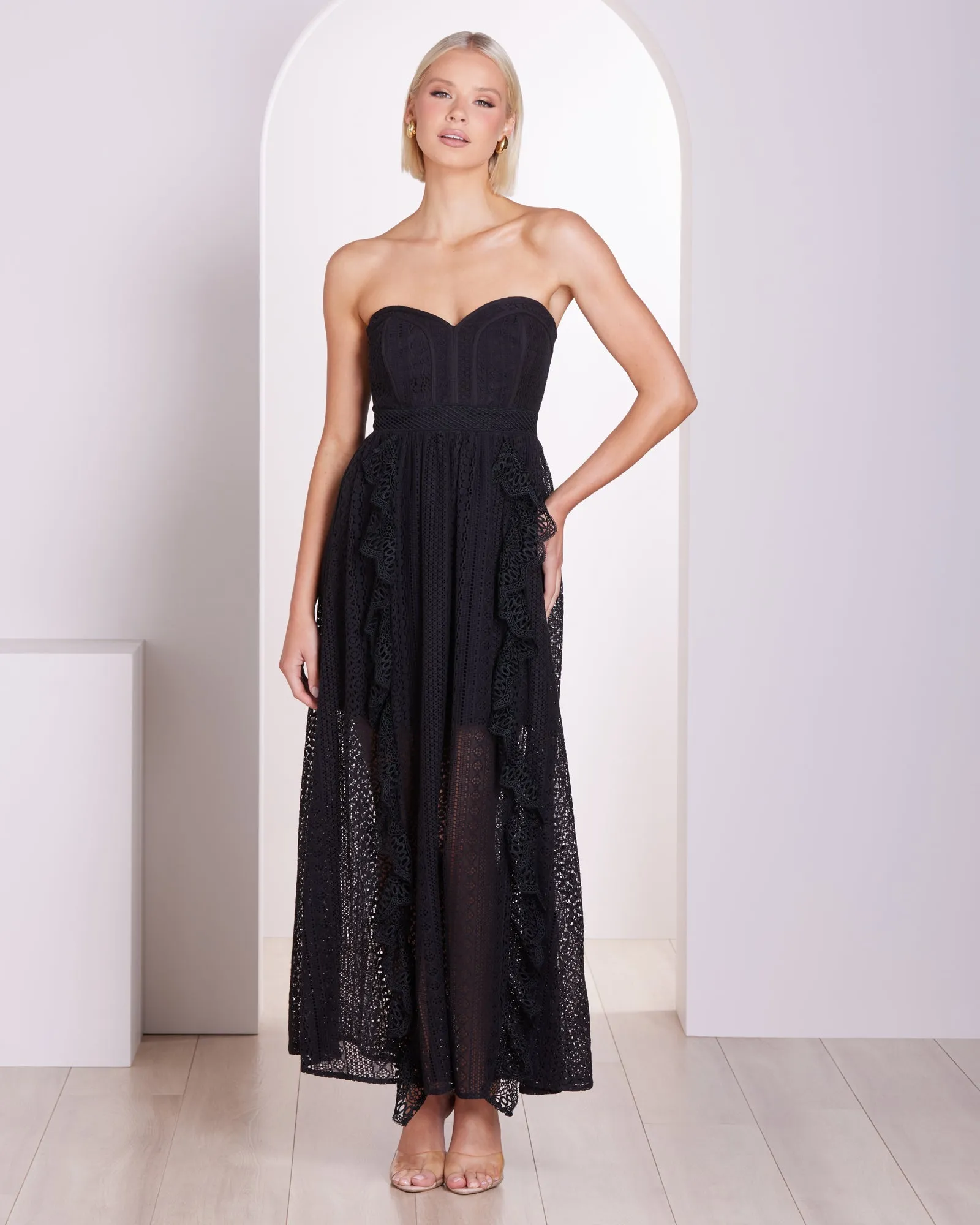 Valencia Strapless Lace Gown sold by Pilgrim
