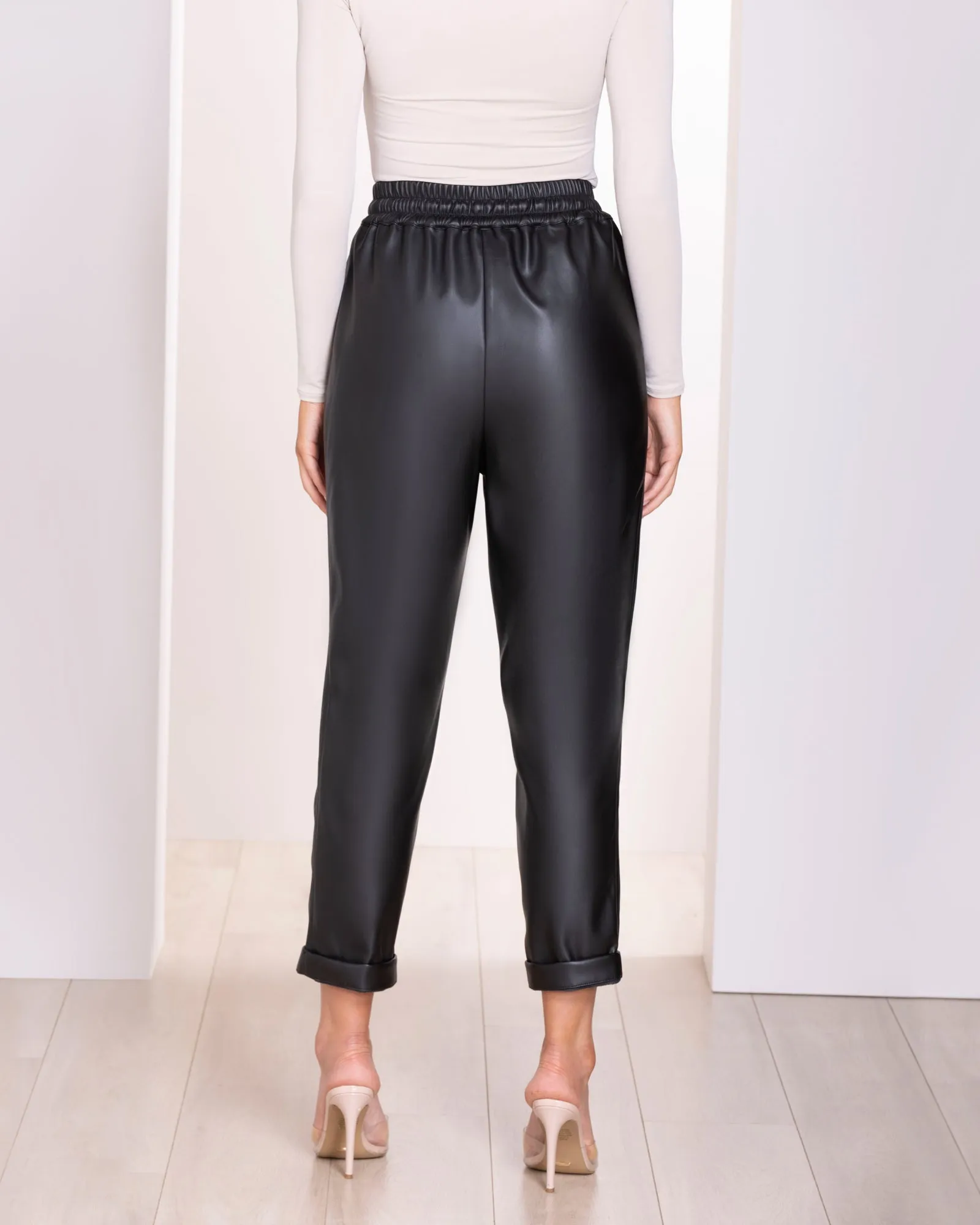 Macy Vegan Leather Pant sold by Pilgrim product image thumbnail 4