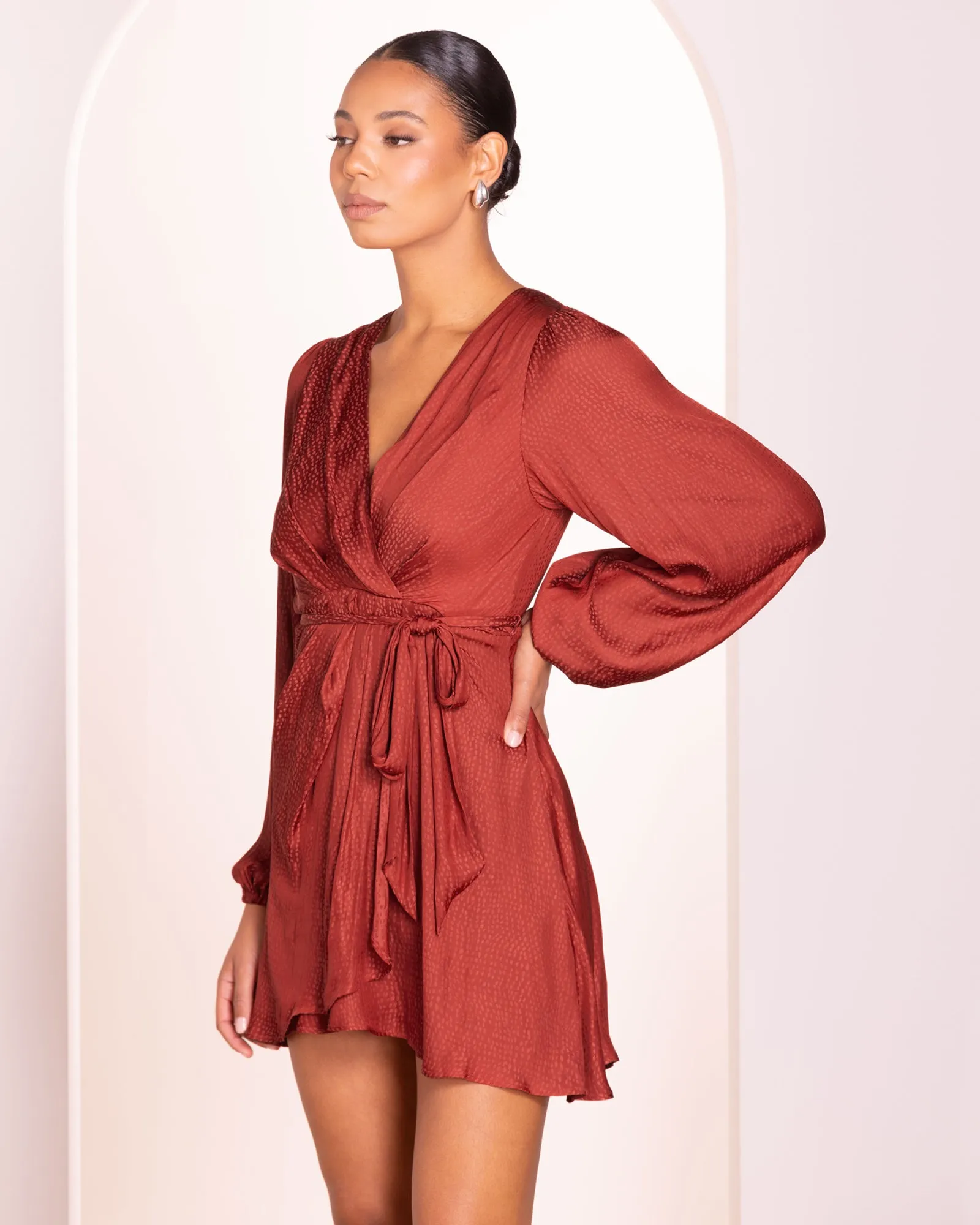 Virgil V Neck Mini Dress sold by Pilgrim product image thumbnail 3