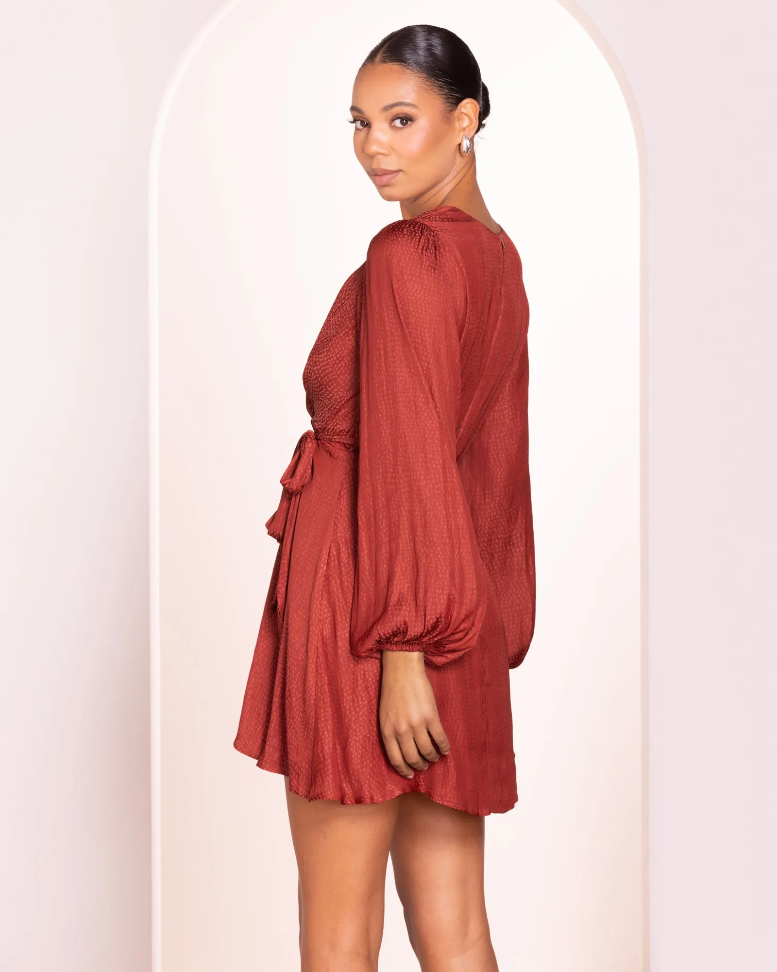 Virgil V Neck Mini Dress sold by Pilgrim product image thumbnail 4