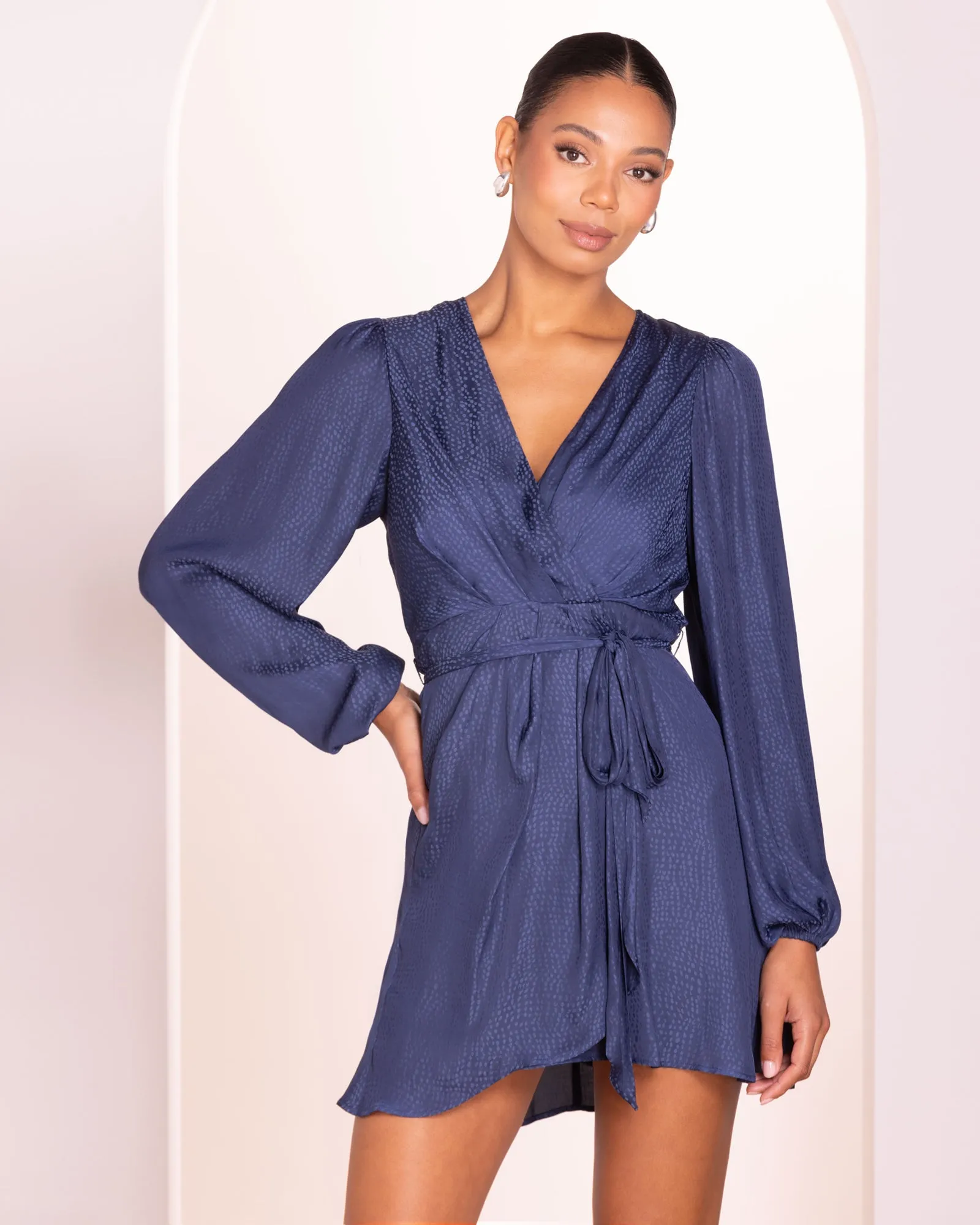 Virgil V Neck Mini Dress sold by Pilgrim product image thumbnail 2