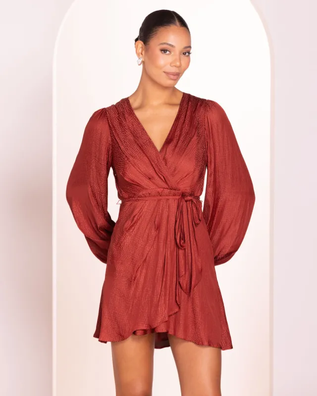 Virgil V Neck Mini Dress sold by Pilgrim