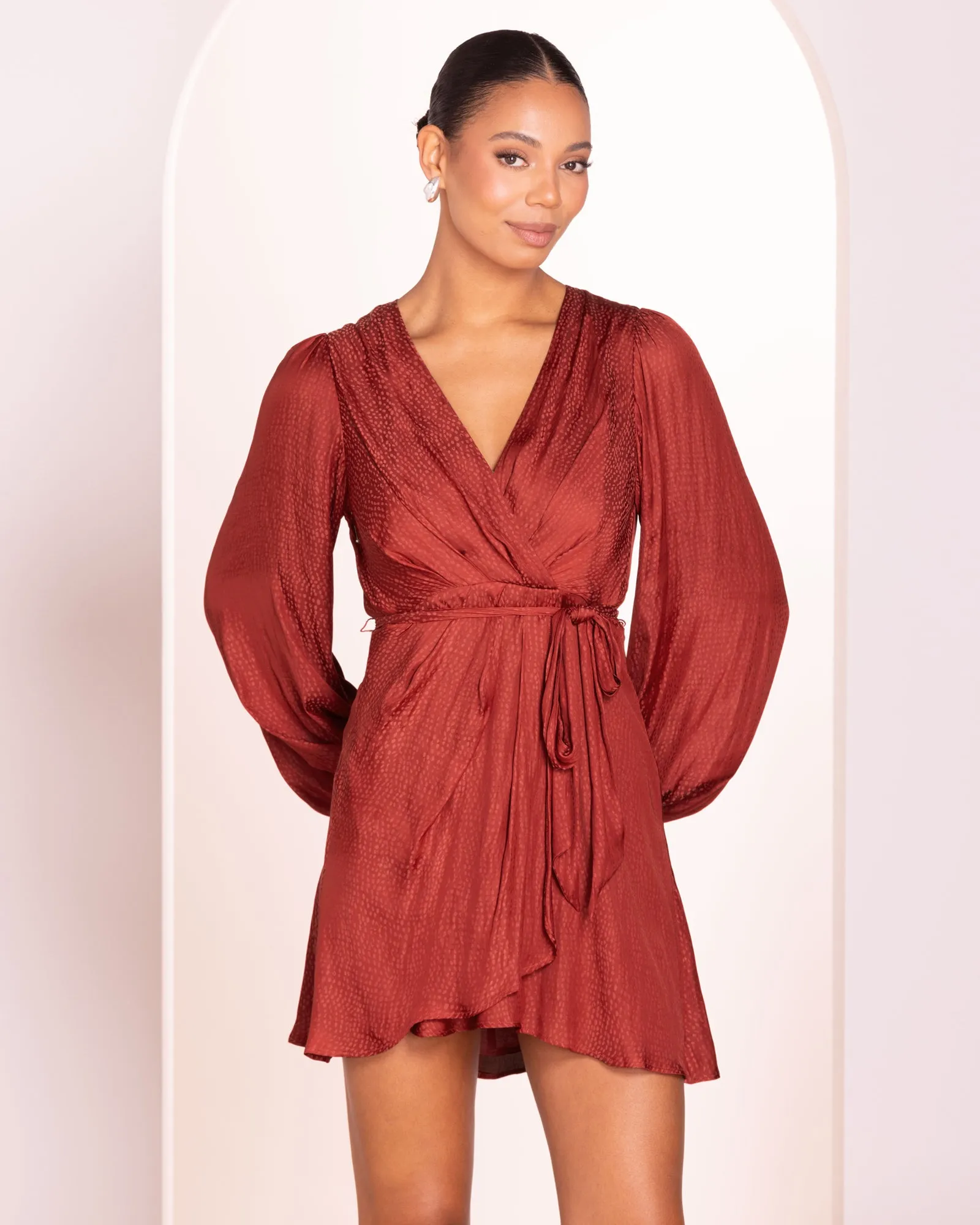 Virgil V Neck Mini Dress sold by Pilgrim