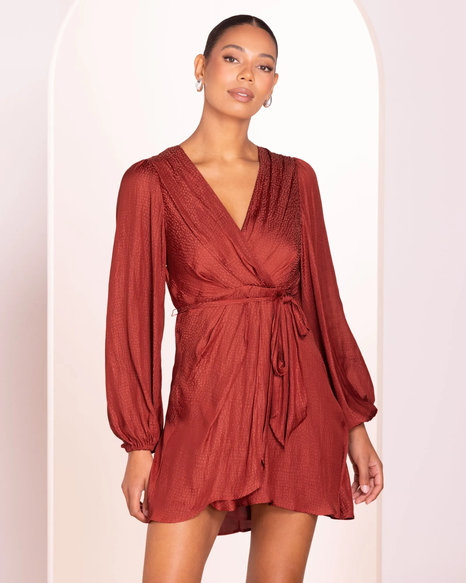 Virgil V Neck Mini Dress sold by Pilgrim product image thumbnail 5