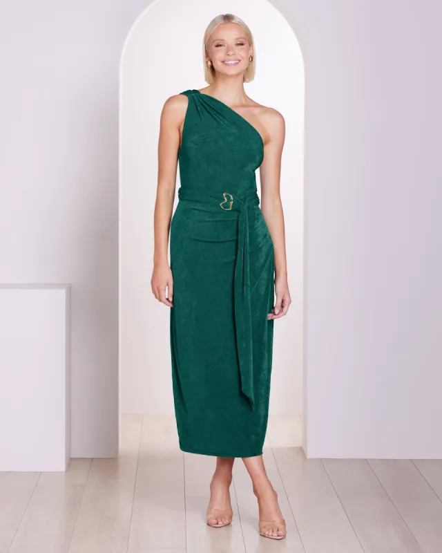 Kyle One Shoulder Midi Dress sold by Pilgrim