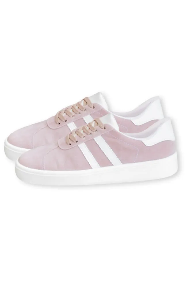 Lauren Mauve Stripe Sneaker FINAL SALE sold by Pink Lily product image thumbnail 4