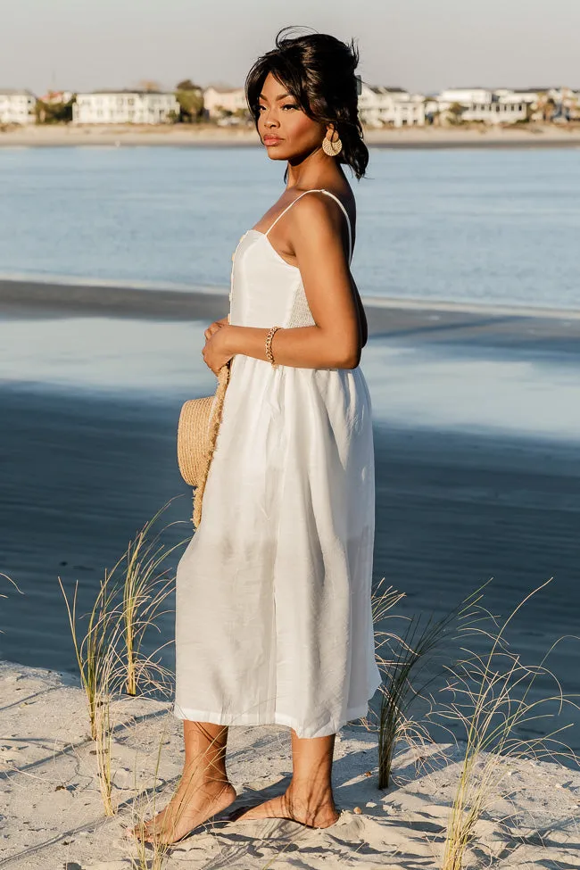 New Beginnings Ivory Midi Dress FINAL SALE sold by Pink Lily product image thumbnail 3