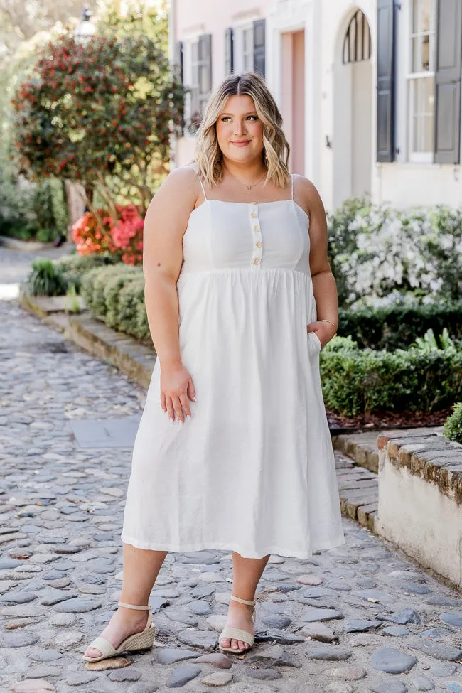 New Beginnings Ivory Midi Dress FINAL SALE sold by Pink Lily product image thumbnail 5