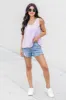 Just Have Fun Pink and Purple Color Block Striped Tank FINAL SALE sold by Pink Lily