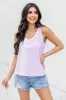 Just Have Fun Pink and Purple Color Block Striped Tank FINAL SALE sold by Pink Lily