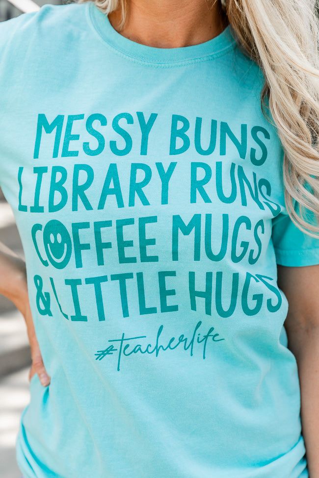 Teacher Life Chalky Mint Graphic Tee sold by Pink Lily product image thumbnail 3