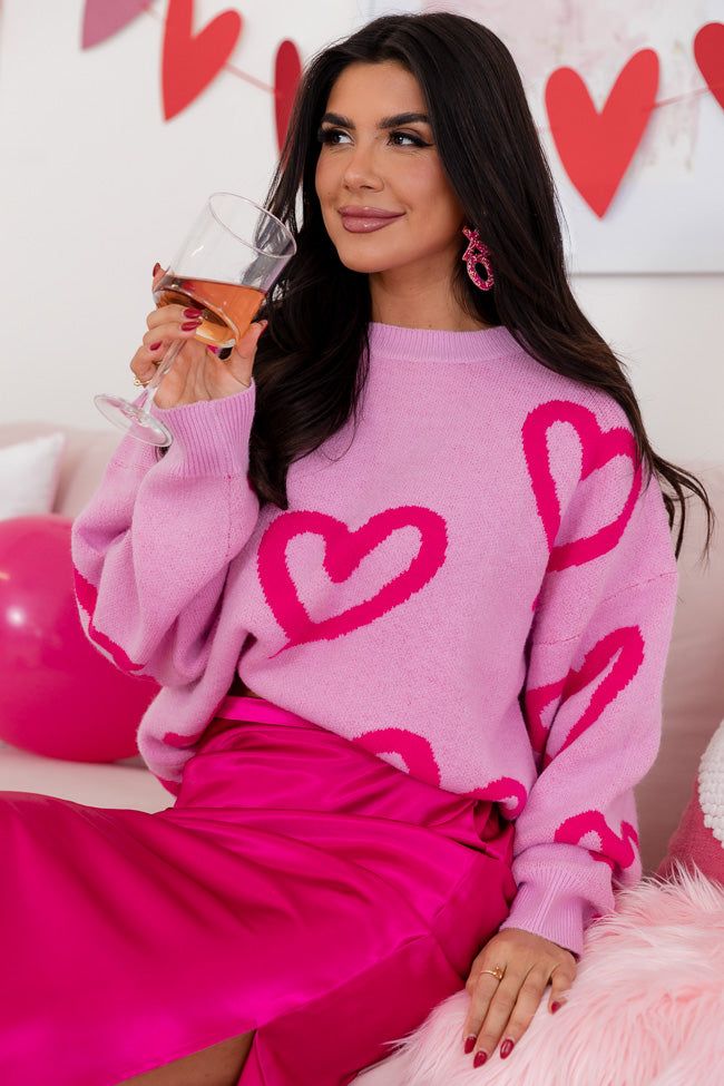 Love You Forever Pink Heart Sweater FINAL SALE sold by Pink Lily product image thumbnail 2